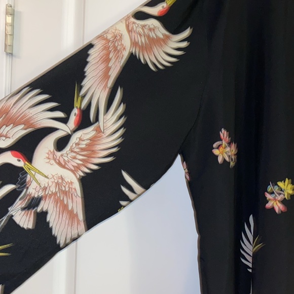 Open front duster - Bird design - Picture 8 of 8